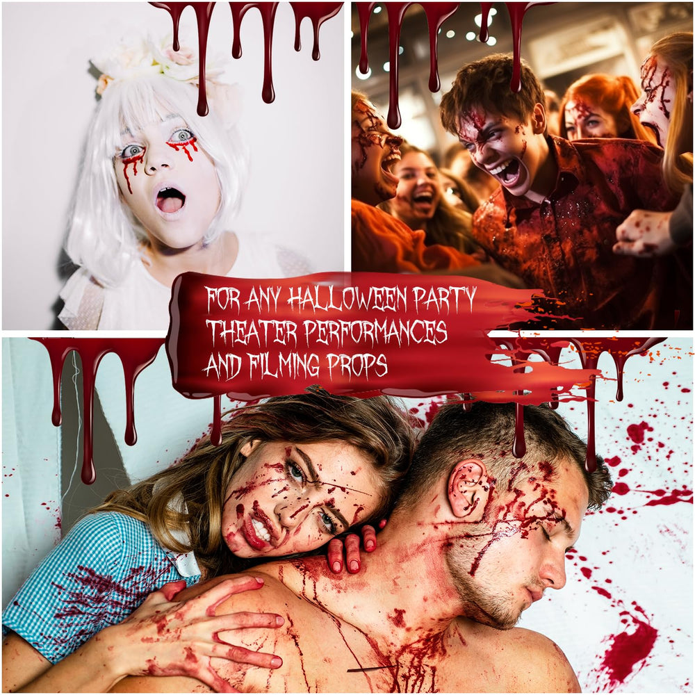 Festicy sangre falsa ideal para escenas de terror en fiestas.
