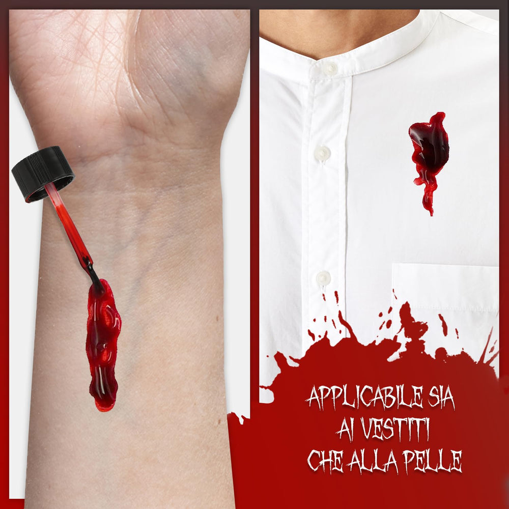 Festicy sangre falsa para zombi realista, añade heridas creíbles