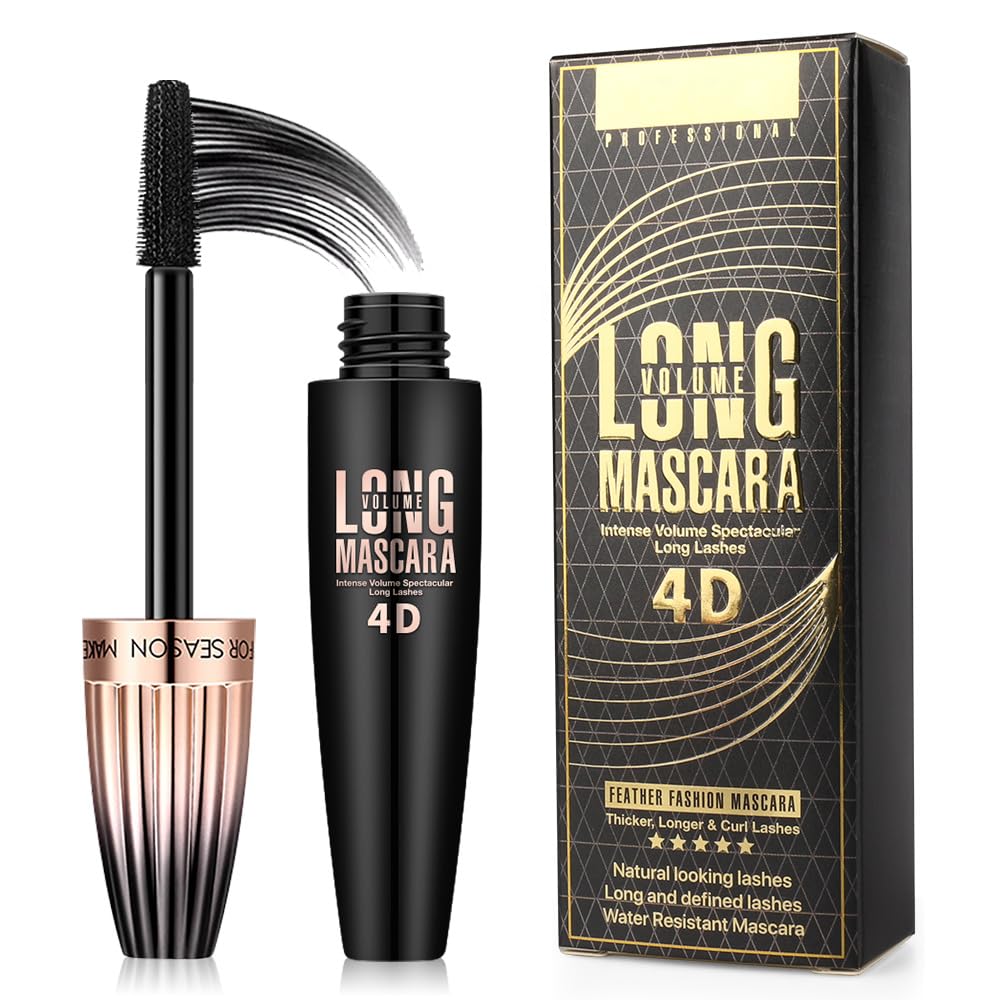 FGHJ 4D Silk Fiber Lash Mascara ofrece volumen inmediato y definición desde la raíz.