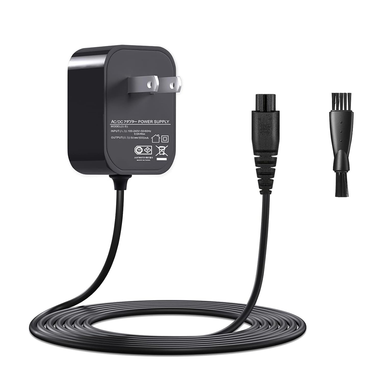 Cargador FGIEU 5V para PA-0510N con cable largo, ideal para recargas en casa.