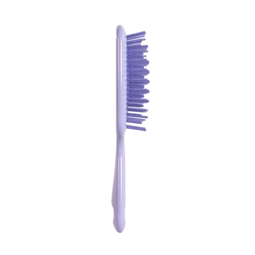 UNbrush con dientes largos DuoFlex para desenredar mechones gruesos.