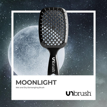 FHI Heat UNbrush cerdas largas desatan nudos en cabellos gruesos.