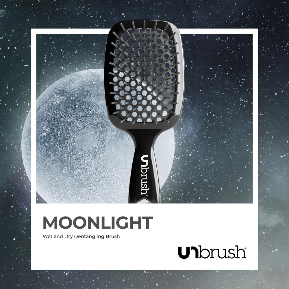 FHI Heat UNbrush cerdas largas desatan nudos en cabellos gruesos.