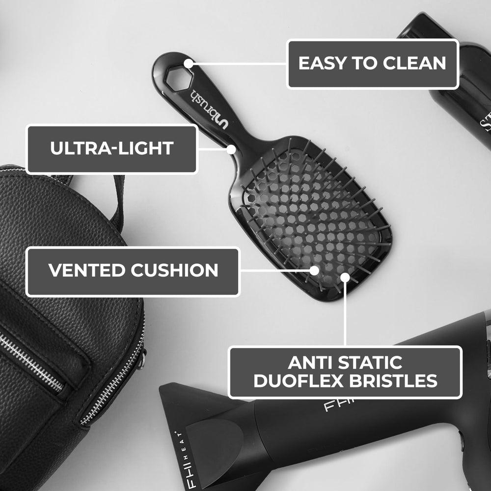 FHI Heat UNbrush cerdas de longitud dual para desenredar sin tirar.