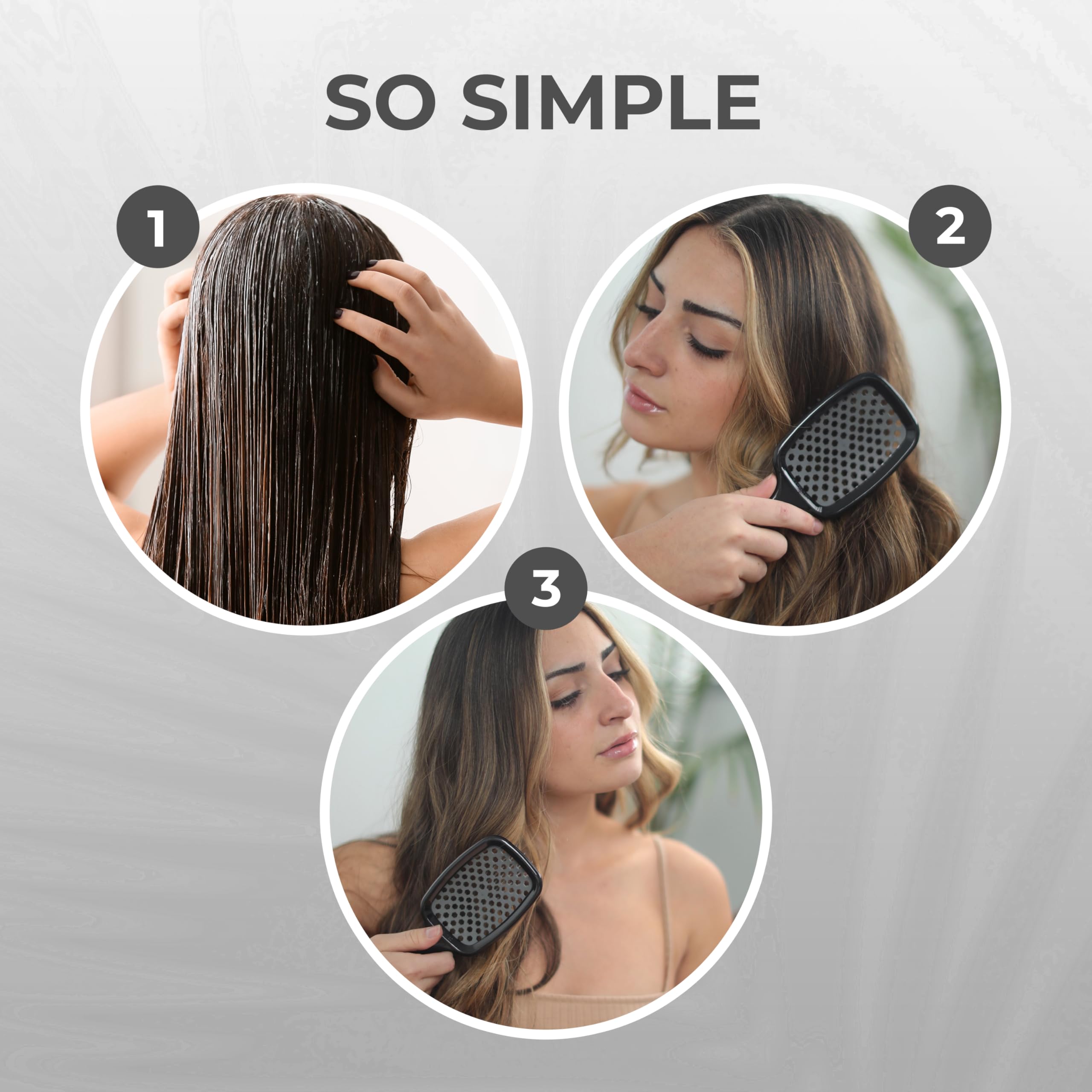 FHI Heat UNbrush cerdas mini pulen la fibra capilar.