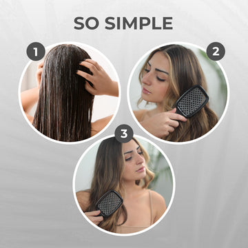FHI Heat UNbrush cerdas mini pulen la fibra capilar.