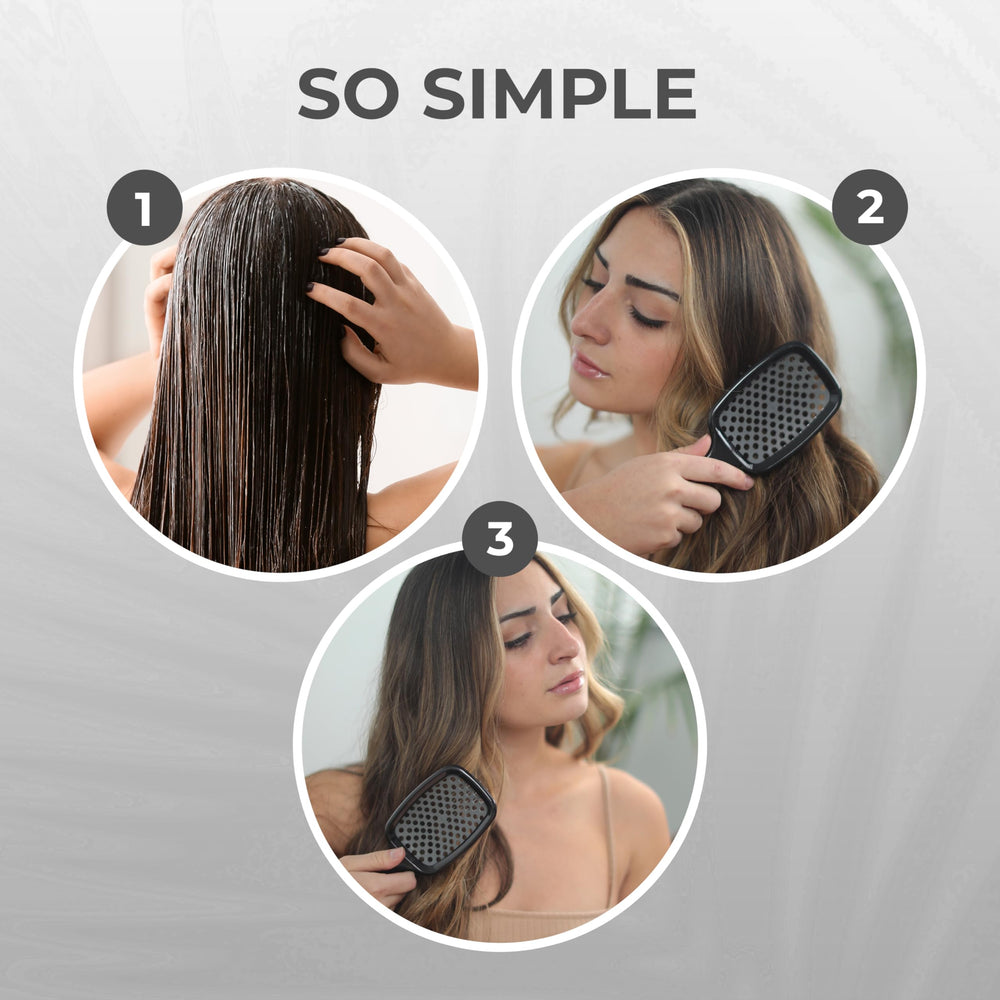 FHI Heat UNbrush cerdas mini pulen la fibra capilar.