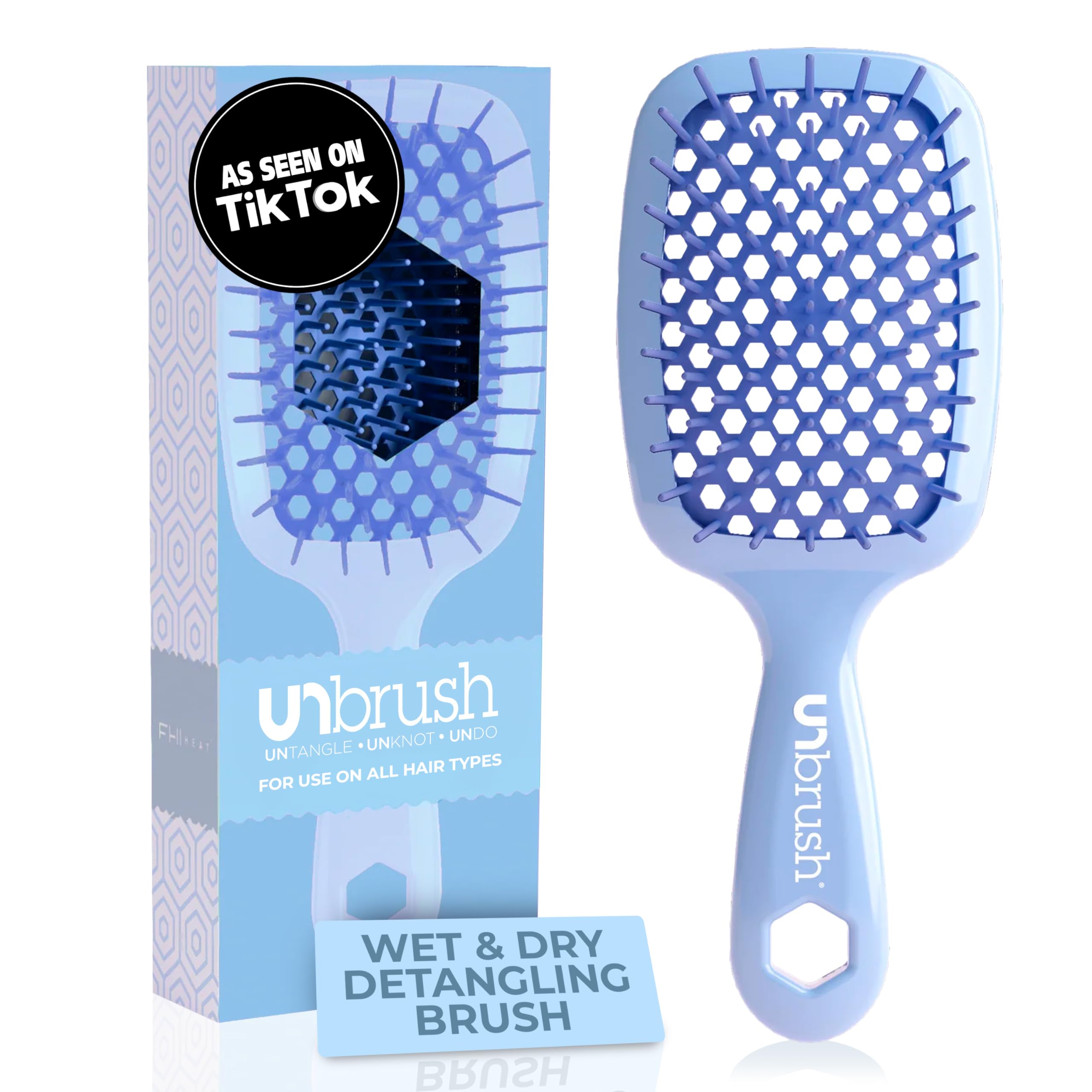 FHI Heat UNbrush, detalle cerdas DuoFlex para reducir tirones.