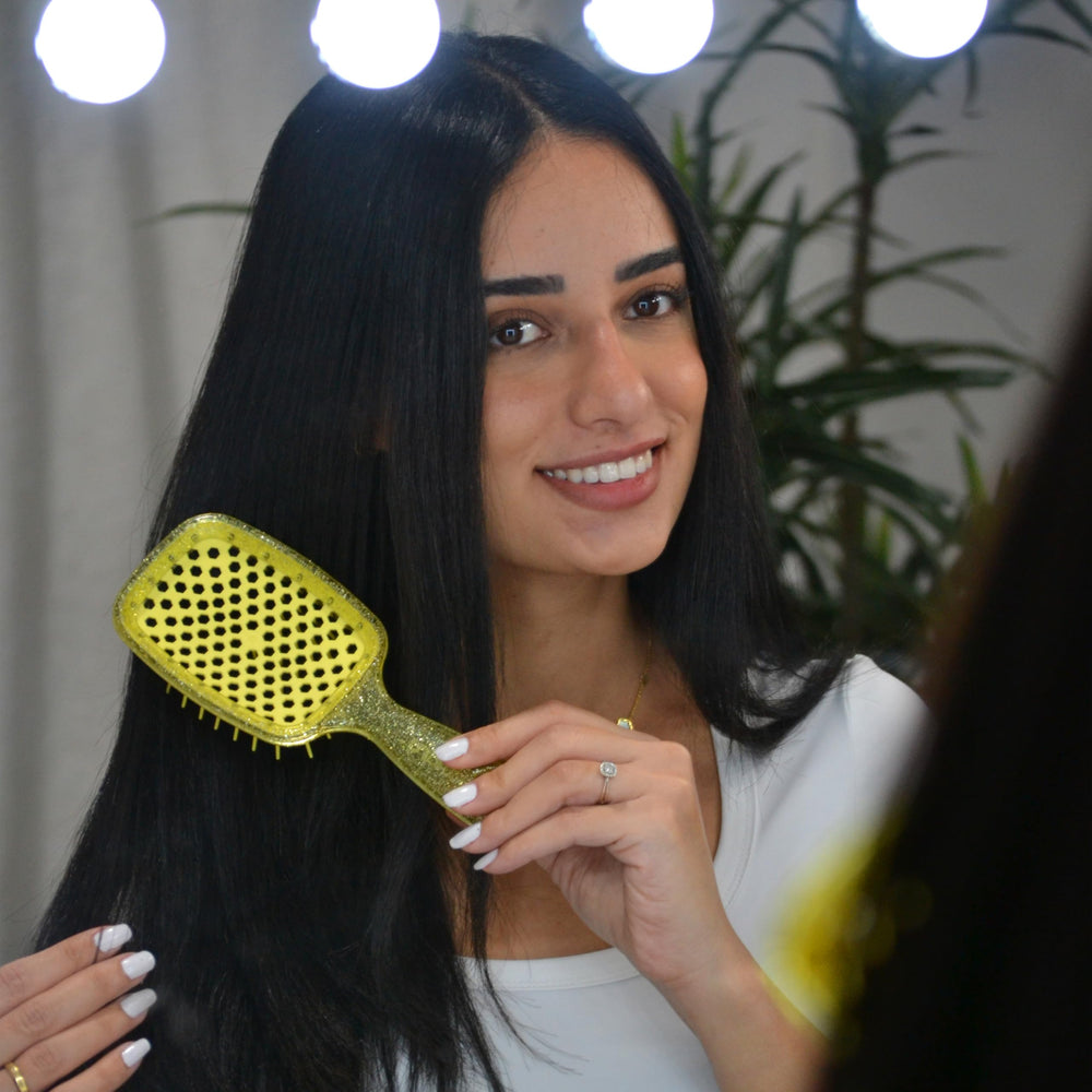 FHI Heat UNbrush dientes dobles y largos para desenredar con facilidad