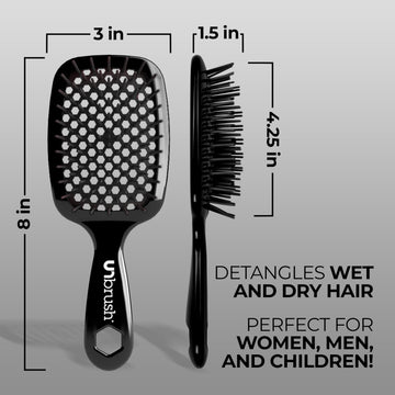 Mango ergonómico y ligero de FHI Heat UNbrush para uso diario