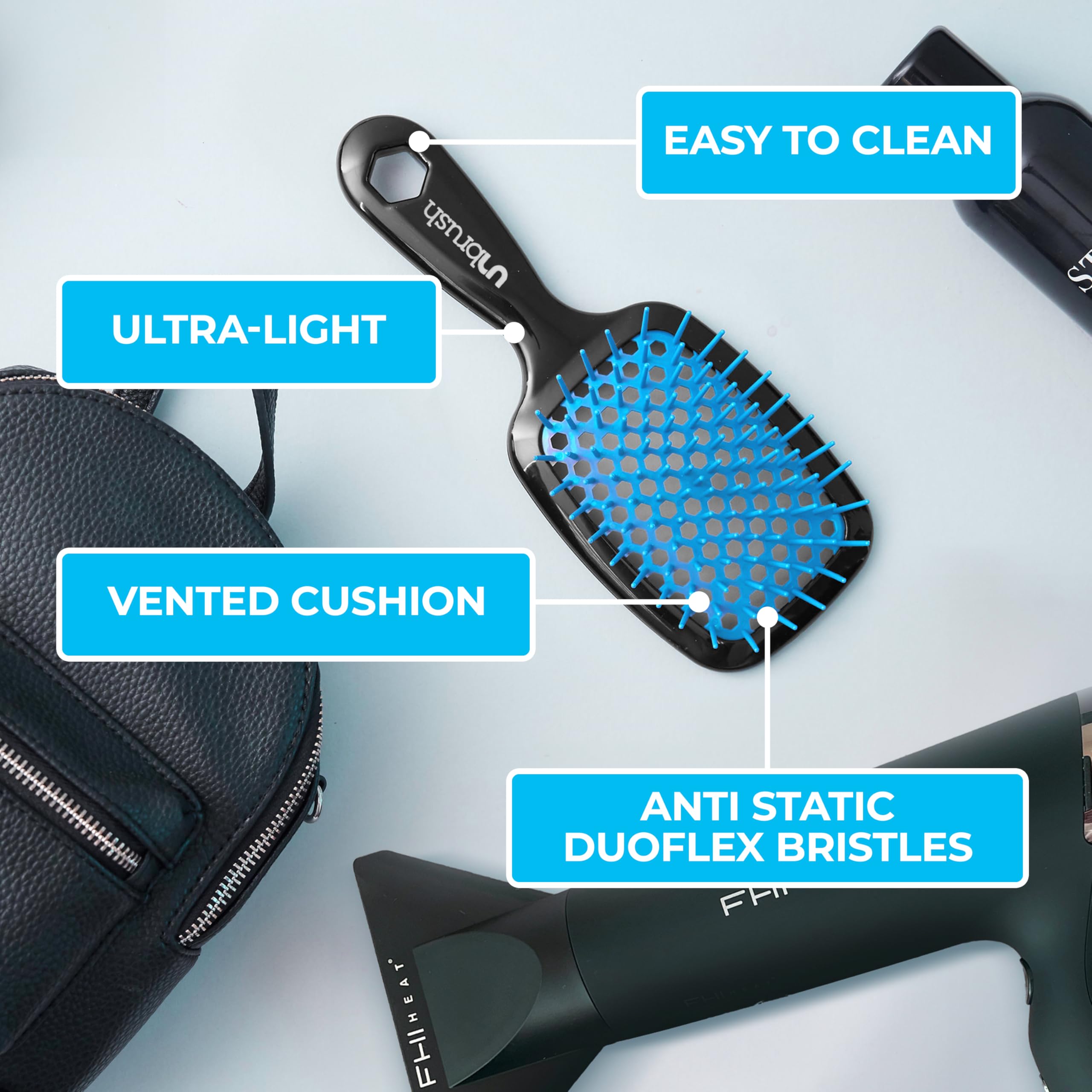 UNbrush, materiales duraderos, para uso a largo plazo.
