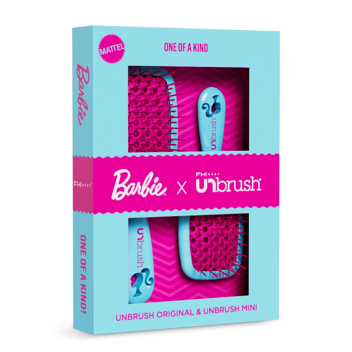UNbrush Mini de FHI Heat, dientes cortos suavizan y pulen el cabello