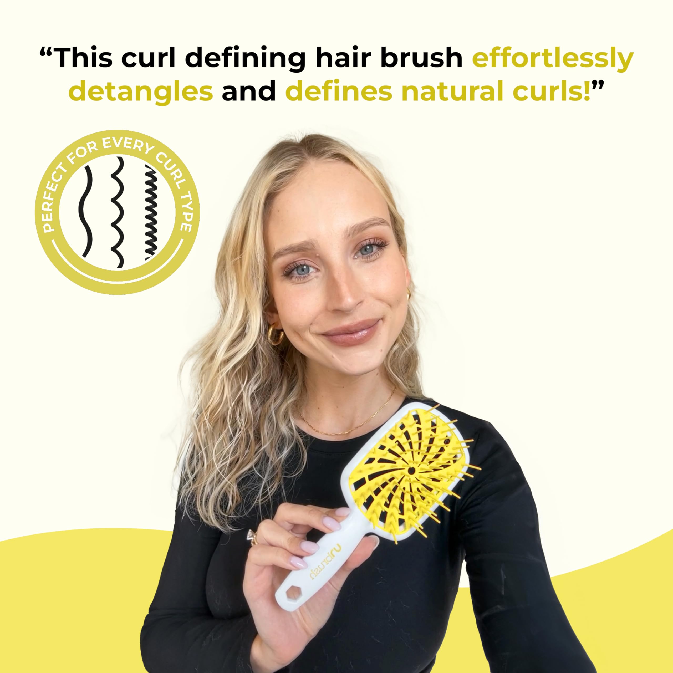 UNbrush Plus, mango ligero y ergonómico para cepillado cómodo.