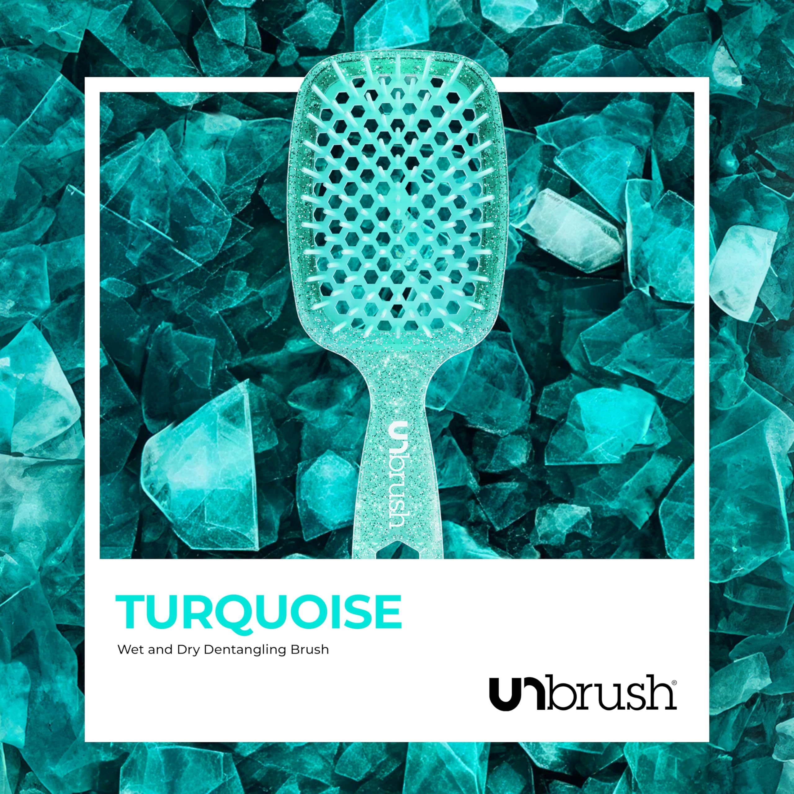 58 puntas largas de UNbrush desenredan con suavidad.