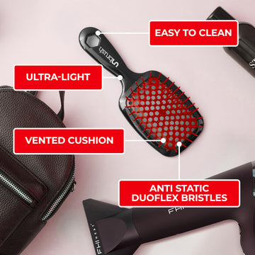 UNbrush para cabello mojado o seco, ideal para toda la familia.