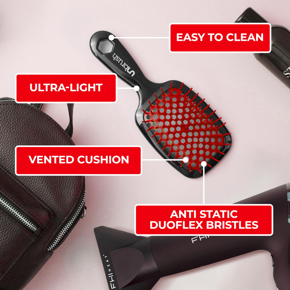 UNbrush para cabello mojado o seco, ideal para toda la familia.