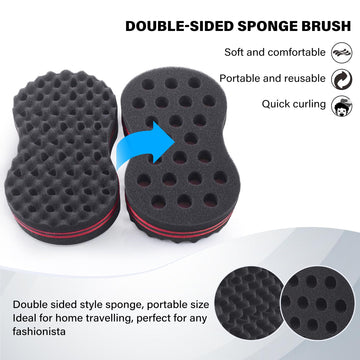 FIABC esponja compatible con diferentes tipos de cabello para peinados versátiles.