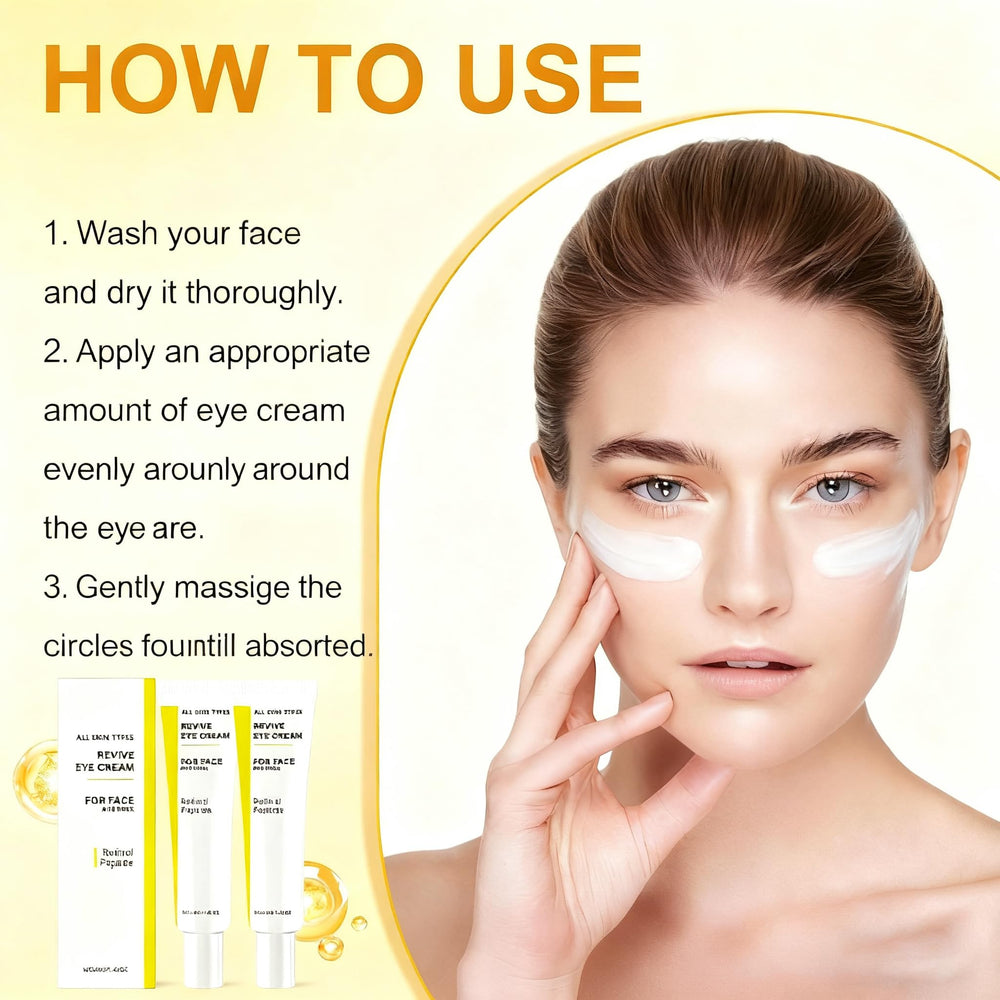 FIYADWZH Revive crema ojos hidratacion profunda: mantiene la zona nutrida.