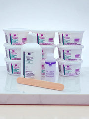 Fiber Guard crema-relaxer textura cremosa visible para un uso cómodo.
