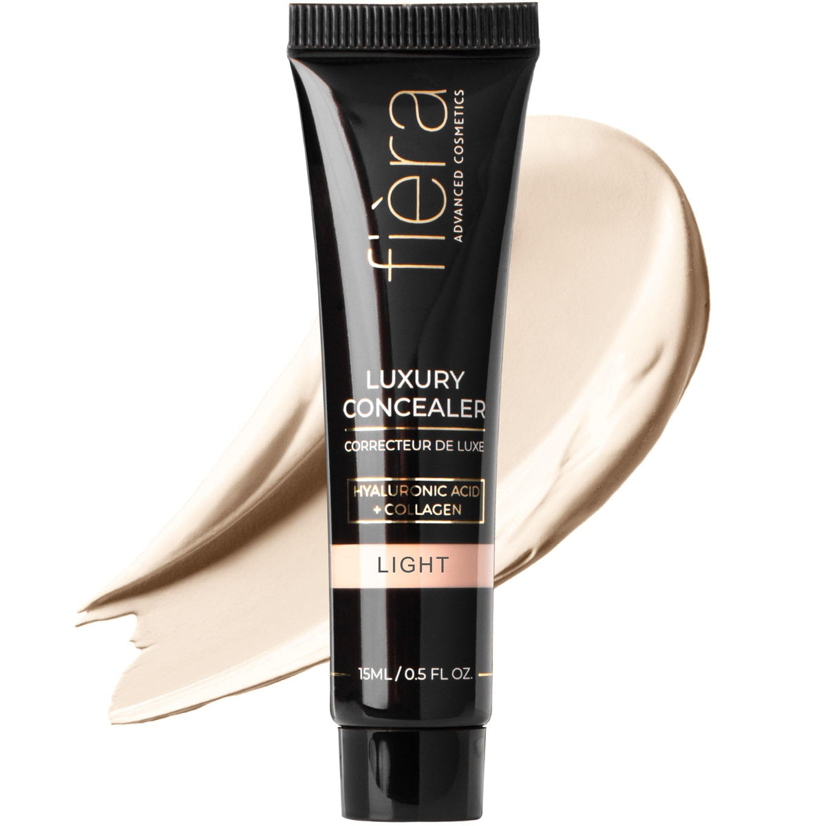 Corrector Fièra Cobertura Total para ojeras y manchas, piel más uniforme.