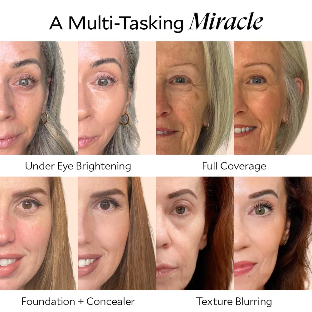 Fièra corrector-fondo lujo Sand textura cremosa para retoques rápidos.