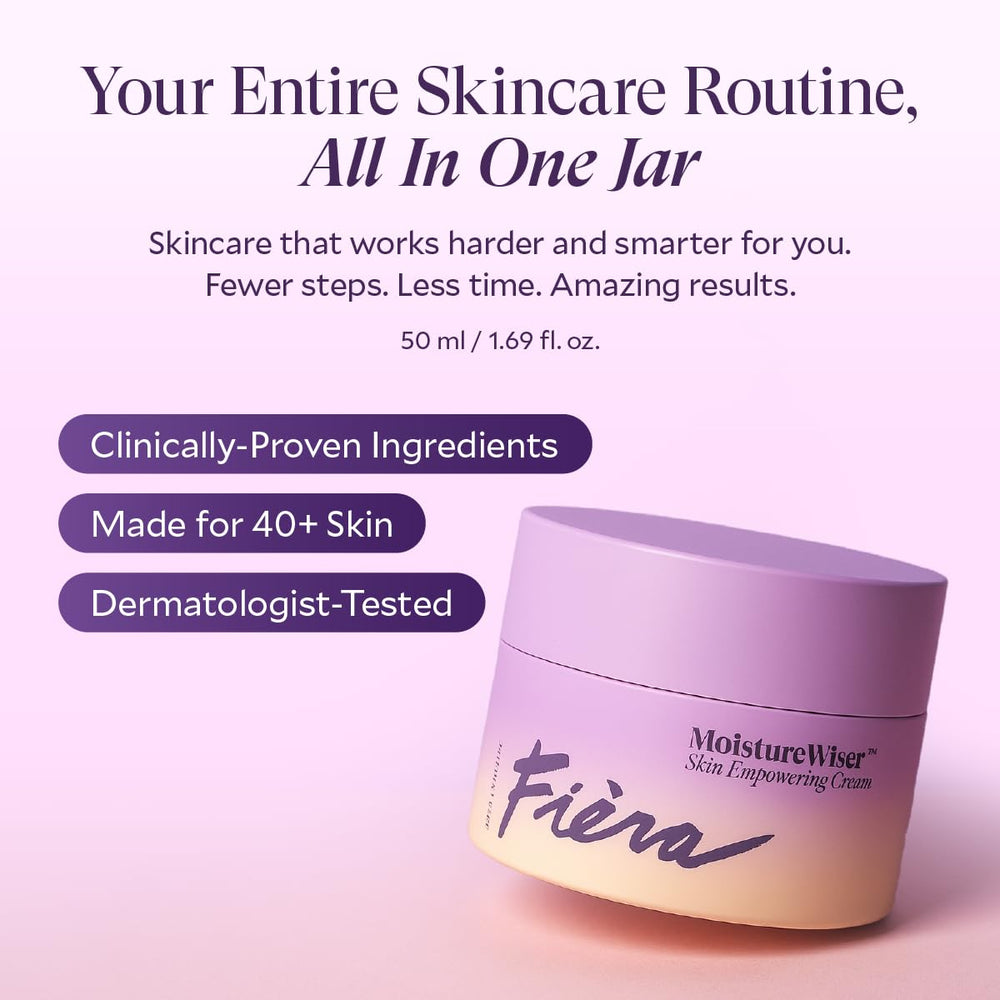 Fièra MoistureWiser; textura crema suave para una aplicación cómoda.