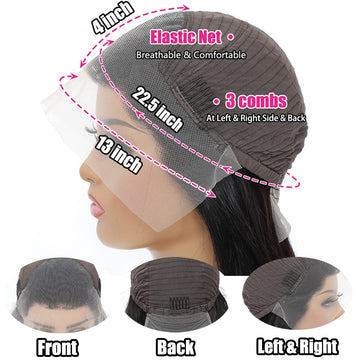Filrku Water Wave Lace Front cabello humano virgen para teñir y peinar