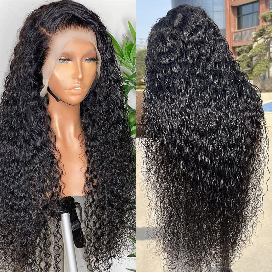 Filrku Water Wave Lace Front encaje transparente HD para acabado discreto