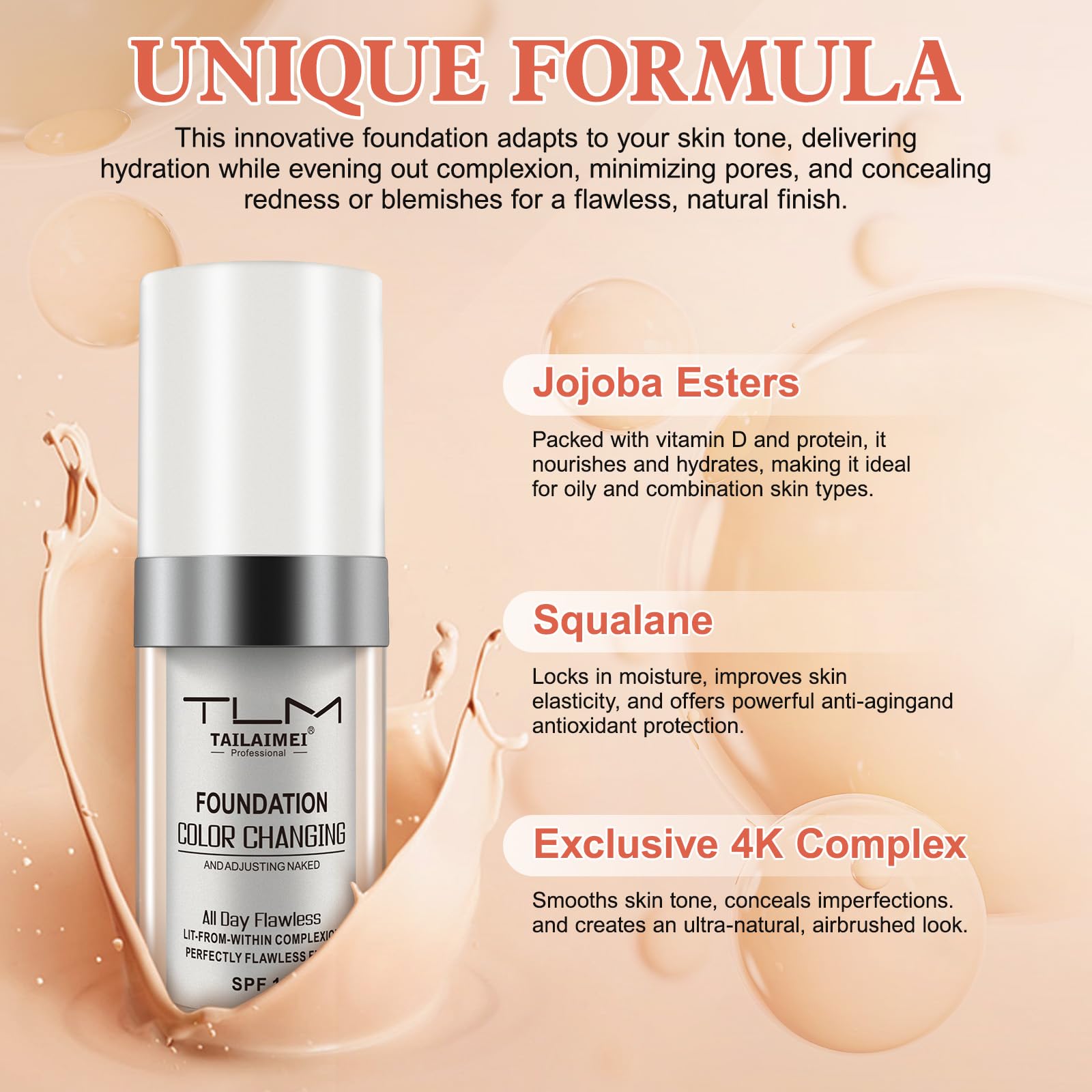 Find Back base camufla imperfecciones leves con aspecto natural