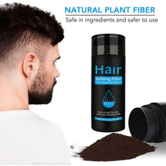 Find Back, fibras de keratina y cabello real, textura más densa.