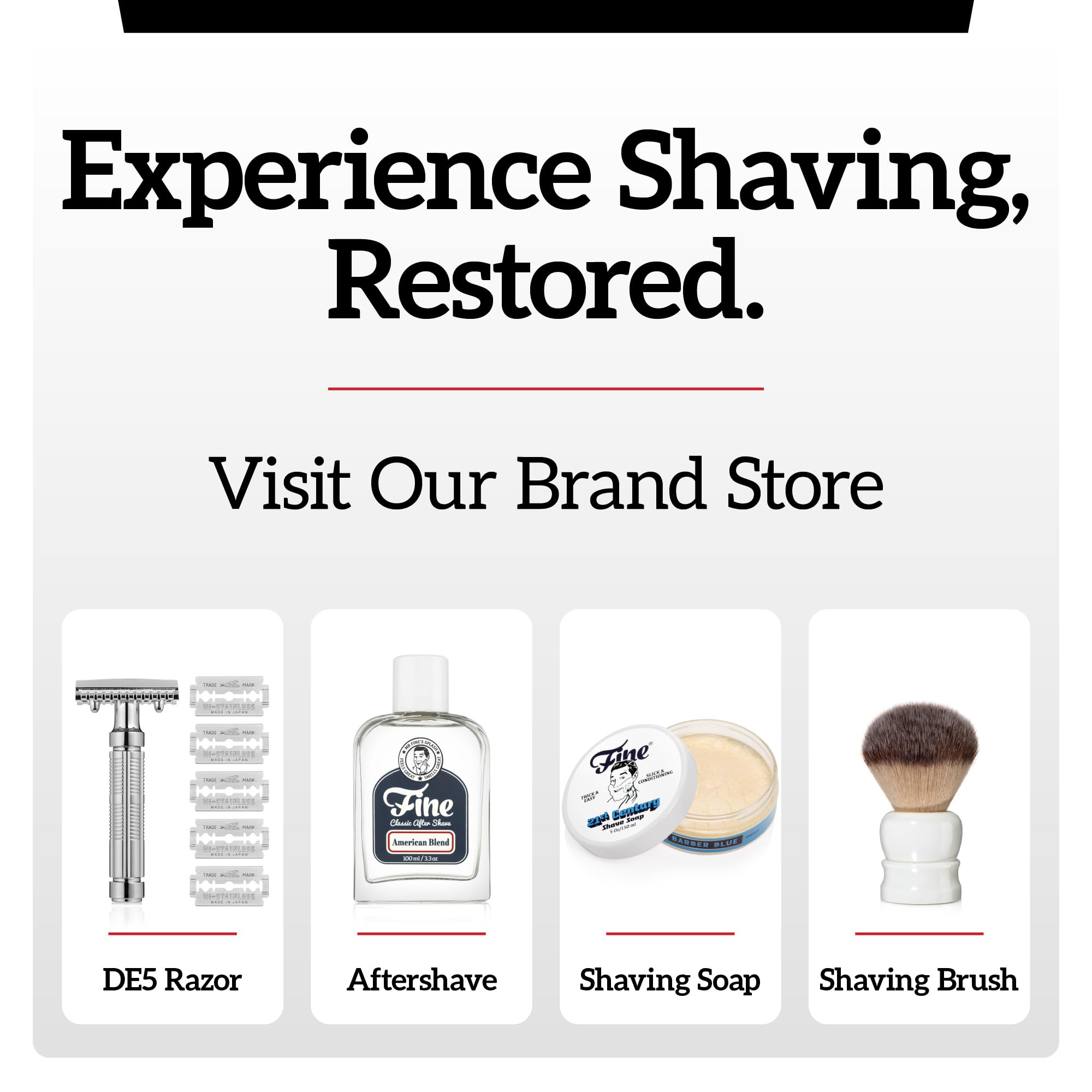Routine post-rasage avec Mr. Fine Aftershave, apporte équilibre et douceur.