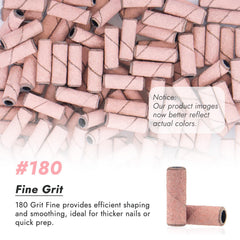 Finea grano 180 rosa claro para dar forma a uñas gruesas