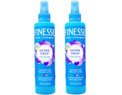 Finesse acabado Fortalecimiento, botella con pulverizador para fijación uniforme.