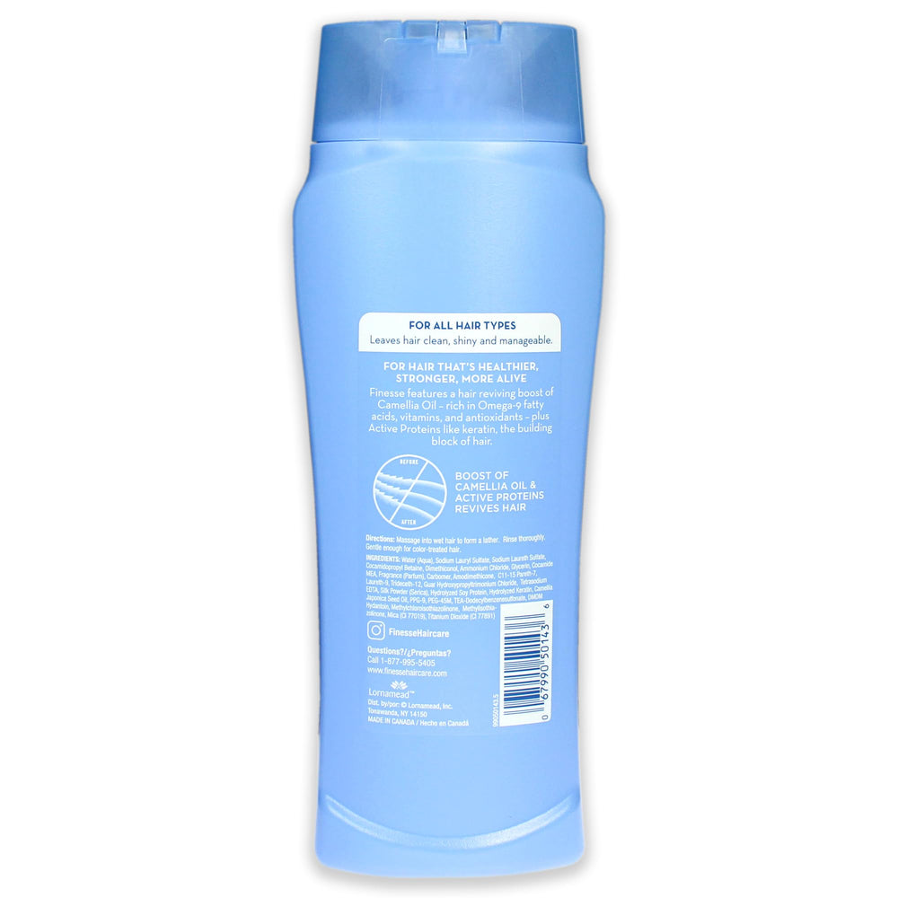 FINESSE dos en uno: textura suave, cabello manejable y brillo