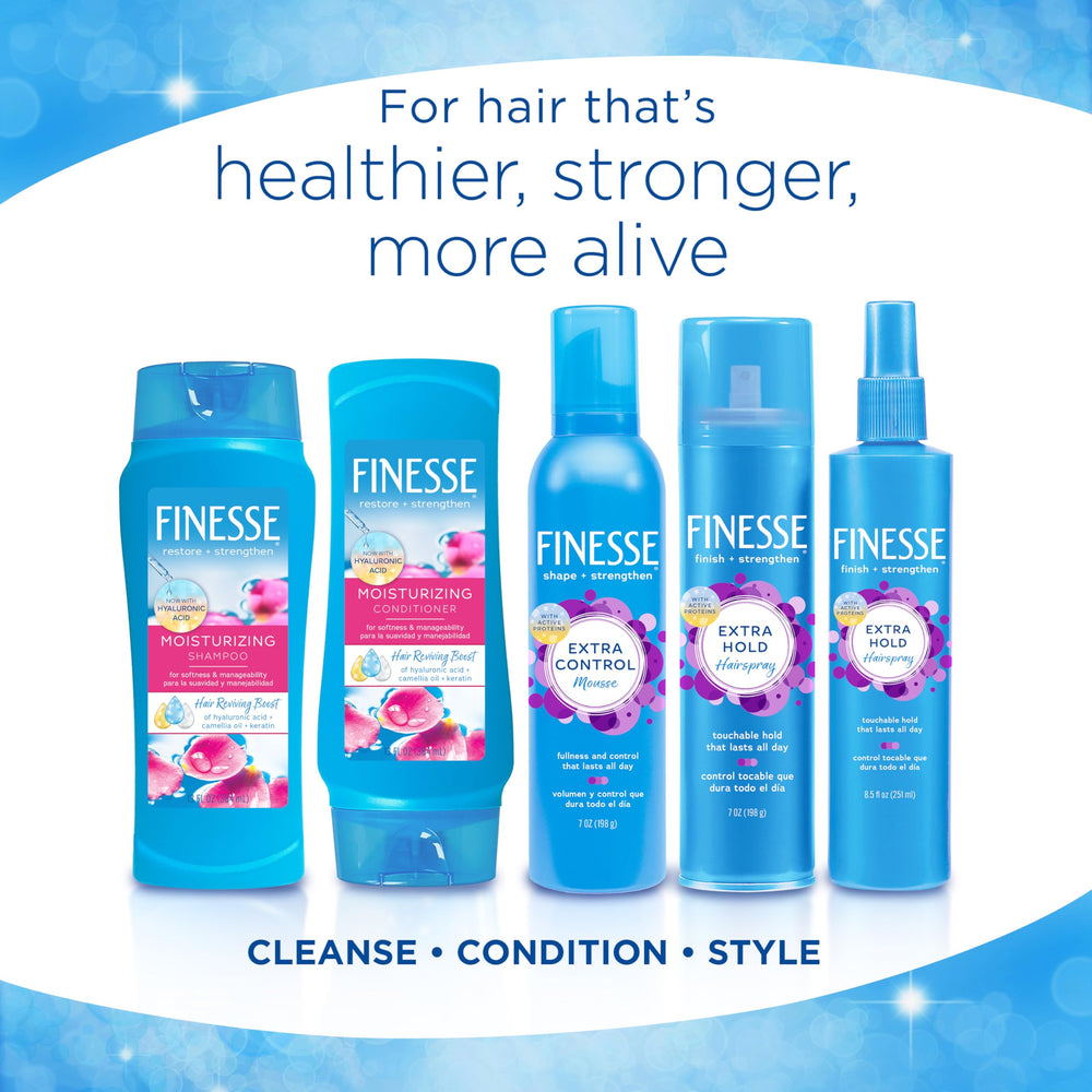 FINESSE Restore + Strengthen acondicionador para cabello seco o dañado, con aroma fresco