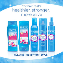 FINESSE Restore + Strengthen acondicionador para cabello seco o dañado, con aroma fresco