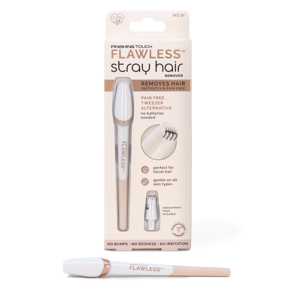 Finishing Touch Flawless diseño compacto para retoques diarios con comodidad