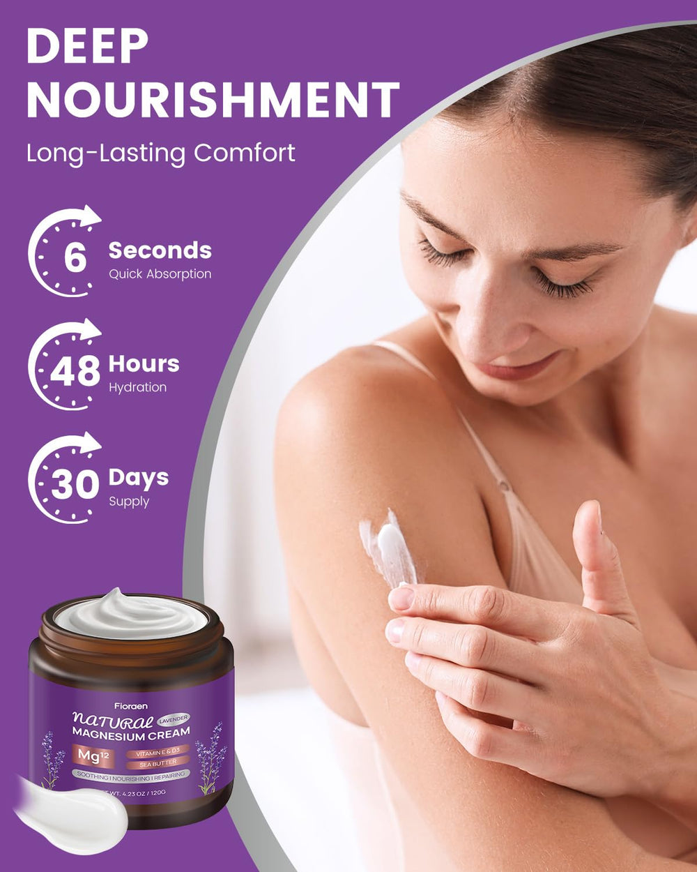 Aceite de lavanda Fioraen para aromaterapia suave.