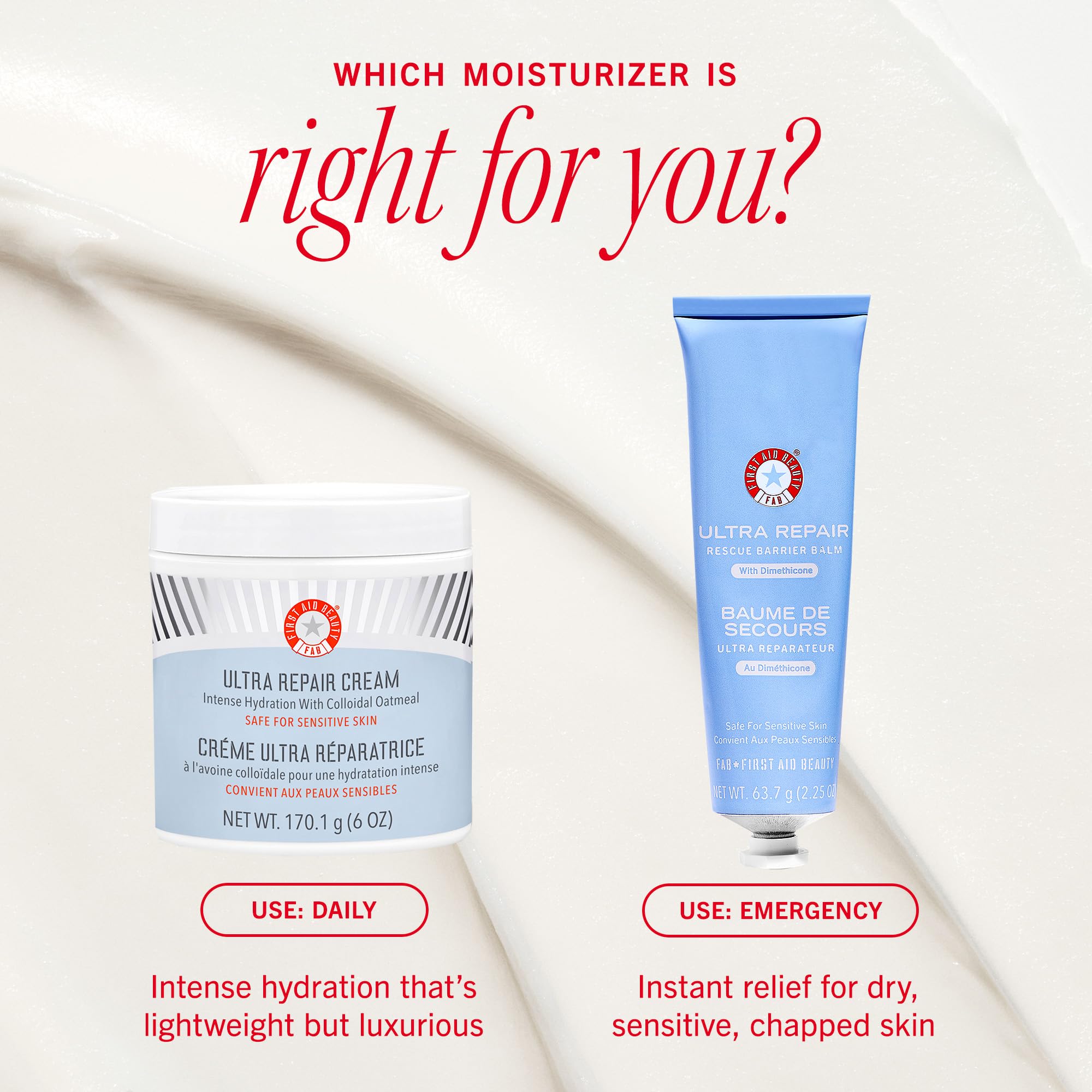Compañero ideal para la rutina diaria de cuidado de la piel con First Aid Beauty.