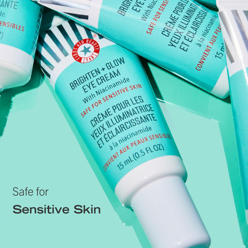 First Aid Beauty Crème Yeux éclaircissement progressif des cernes.