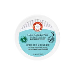 First Aid Beauty envase de discos exfoliantes para exfoliación diaria y cuidado de la piel