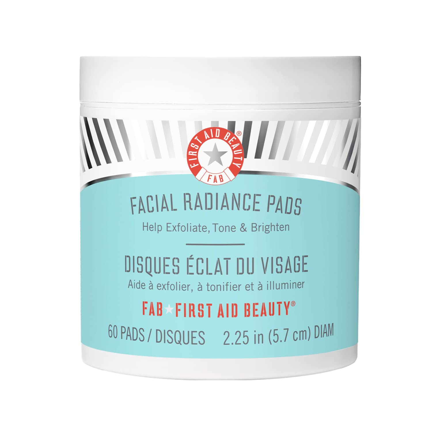 First Aid Beauty Facial Radiance Pads, empaque compacto para exfoliación suave diaria