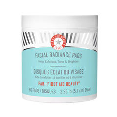First Aid Beauty Facial Radiance Pads, empaque compacto para exfoliación suave diaria
