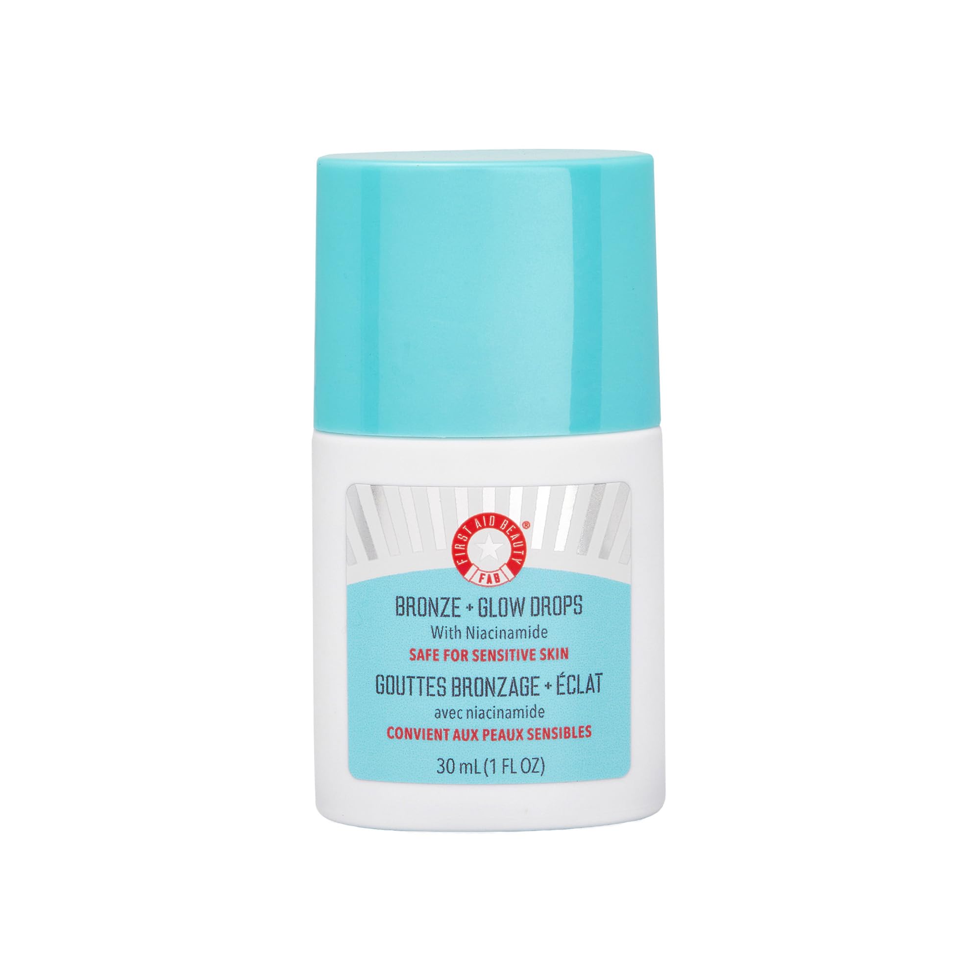 First Aid Beauty gotas bronce-brillo en botella, tono uniforme para la piel