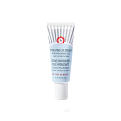 First Aid Beauty crème hydratante contour des yeux, bouteille visible et hydratation durable.