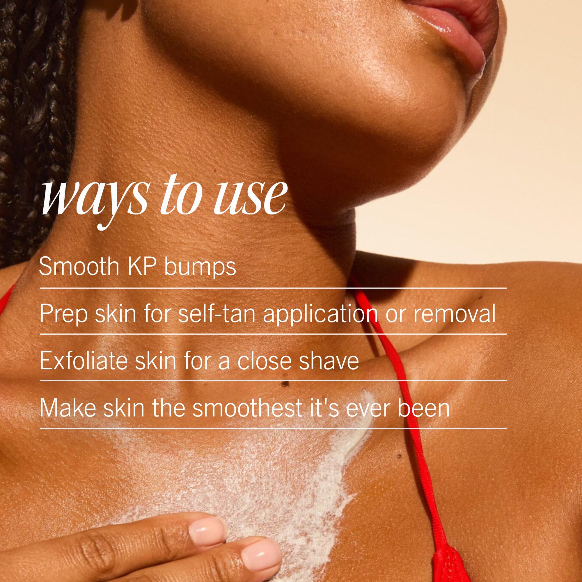 First Aid Beauty KP Bump Eraser aroma durazno para experiencia sensorial