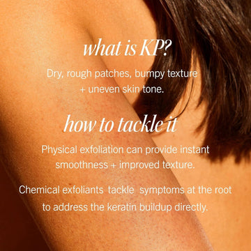 Panel de ingredientes de First Aid Beauty KP Bump Eraser para cuidado seguro