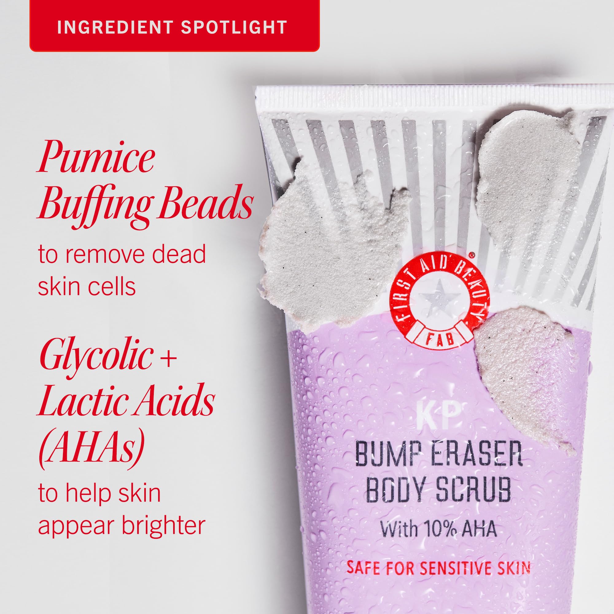 First Aid Beauty KP Bump Eraser sans alcool et sans parfum artificiel