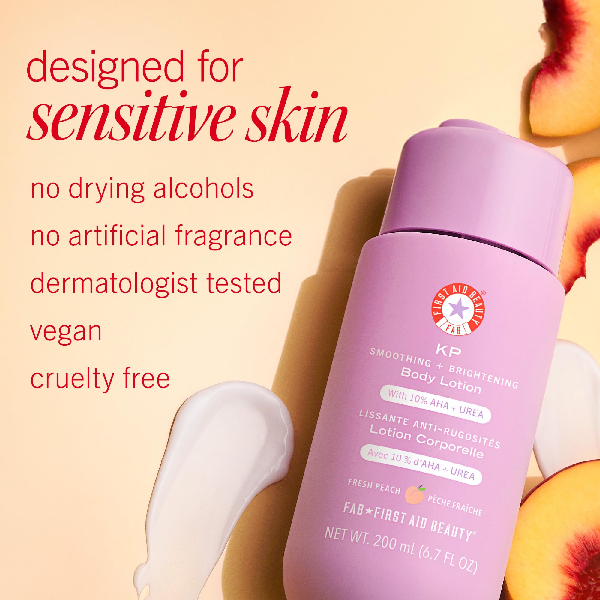 Uso diario de la loción corporal KP Smoothing