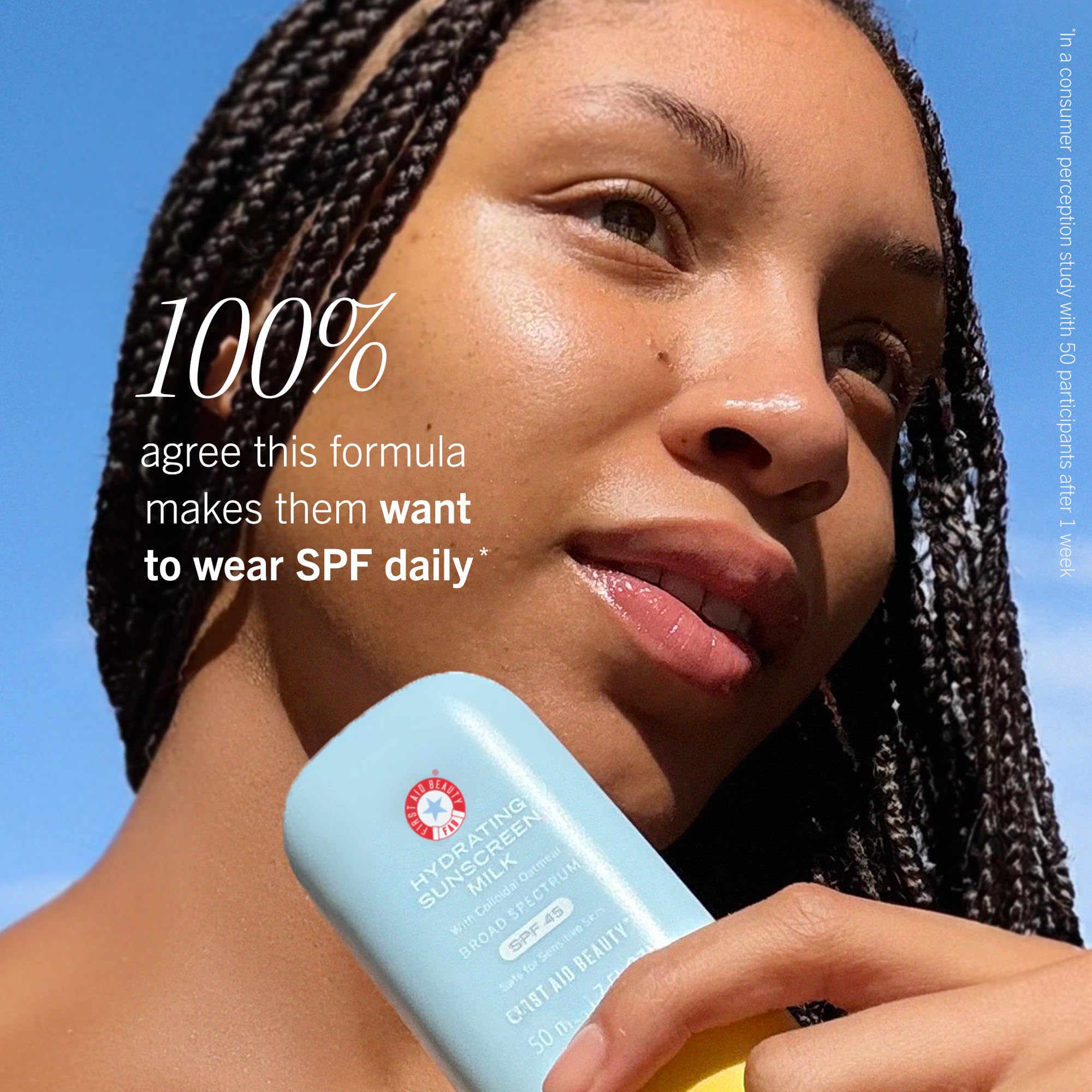 First Aid Beauty – formule non comédogène SPF45 préservant les pores